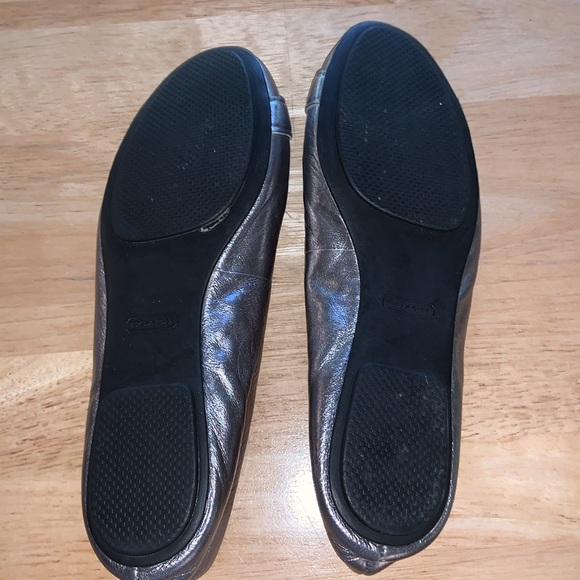 Coach Metallic Silver ballet flats - Picture 3 of 4